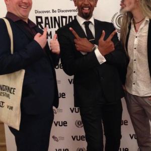 Paul Craig, Jon Campling and Dan March at the Raindance Film Festival Awards 2014