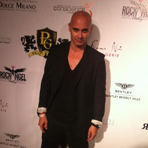 Byron Habinsky attending the 2011 Summer Solstice at the Playboy Mansion