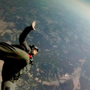 14,500Ft. Skydive with a 60sec. Freefall.