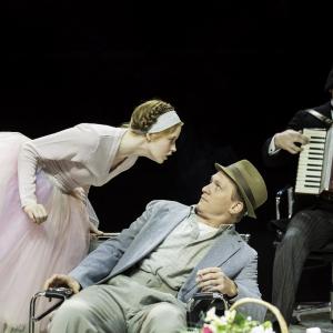 Ellie as 'Dinah Lord' in High Society at The Old Vic with Jamie Parker. Directed by Maria Friedman
