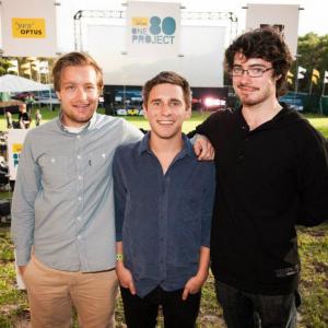 Luke Goodall Lachlan Harris Sam Petersen at the One80Project for their finalist King