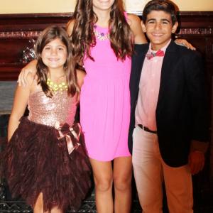 Evan with his sisters Ana  Lexa