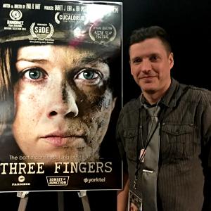 Paul D. Hart at the screening of Three Fingers at Austin Film Festival