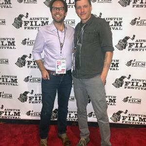 Producer Ben Umstead  writerdirector Paul D Hart of Three Fingers at Austin Film Festival
