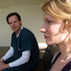 Still of Deanna Noe and Kevin Ashworth on set of Double Negative