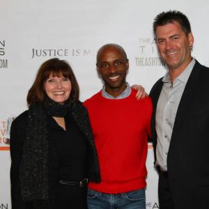 Posing with leading man Vern Aldershoff and a lovely gentleman known only as the man in the red sweater