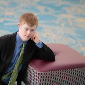 Connor Long profile portrait for Denver Post on the occasion of receiving the Global Down Syndrome Foundation's 2015 Global Community Leadership Award. 3/20/2015
