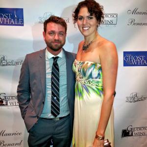 Rachael Meyers and Bryan McKinley at a screening of 