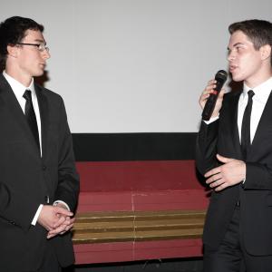 LR Ryan Stratton and Aaron Keteyian at the Blood Angel World Premiere Event