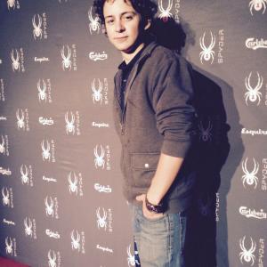 Caleb Thomas walking the Red Carpet at The W Hotel in HollywoodCA