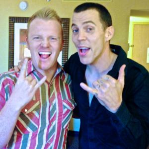 Me and SteveO causing trouble making a video in his Hotel room