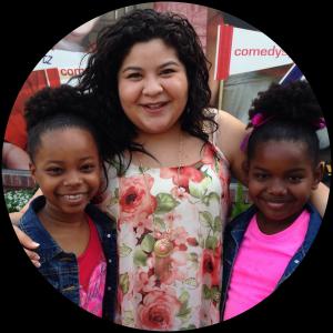 With my twin Bria Singleton and Raini Rodriguez Austin and Ally
