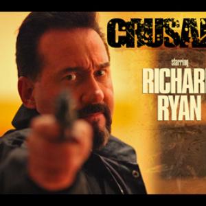 Richard O Ryan as Marcus the priest turned Vigilante Publicity poster for Crusader 2011