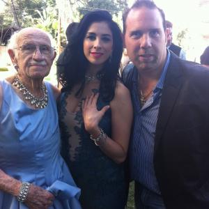 With 91 years young Murray Gershenz  the First Lady of Comedy Ms Sarah Silverman at the Vanity Fair shoot