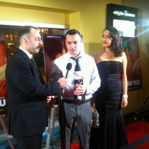 Fethi Bendida at red carpet world premiere for his second short film he direct 