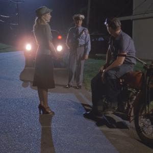 Still of Michael Krikorian, Emma Roberts, and Evan Peters in American Horror Story (2014)