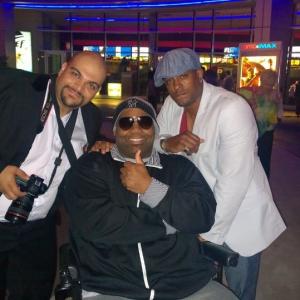 At the Premier of Breaking Point in Orlando, FL with James Hunter (Director) and Derrick Hammond (Executive Producer).