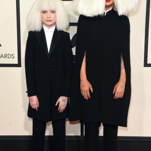 Sia and Maddie Ziegler at event of The 57th Annual Grammy Awards 2015