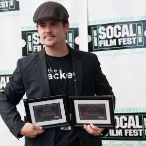 Shaun accepts several awards for the film 