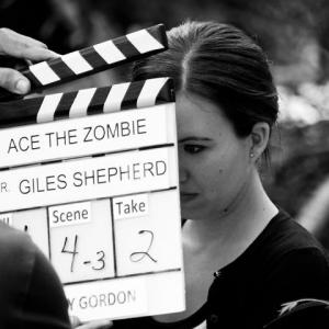 ACE the Zombie On set 2010