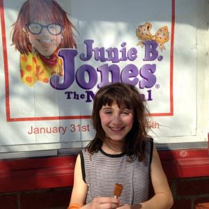 Performing at the Morgan Wixson in Junie B Jones the musical
