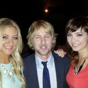 Alexandra Bartee, Owen Wilson, and Jean Whalen at the red carpet event of 