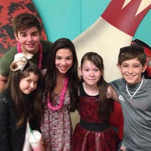 The Thundermans at a charity bowl for Cystic Fibrosis