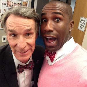 Bow-Tie Power. At the CNN Hollywood office with Bill Nye the Science Guy.