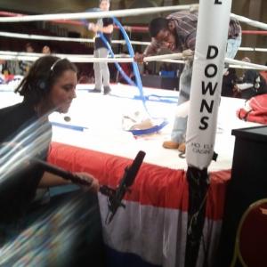 Boom Operator for 3D multicamera live boxing match at Dover Downs DE for Wealth TV summer 2012