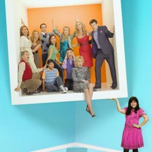 Still of Vanessa Williams, Rebecca Romijn, Christopher Gorham, Ashley Jensen, Judith Light, Eric Mabius, Ana Ortiz, Tony Plana, America Ferrera, Becki Newton, Michael Urie and Mark Indelicato in Ugly Betty (2006)