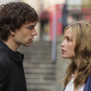 Still of Piper Perabo and Christopher Gorham in Covert Affairs 2010