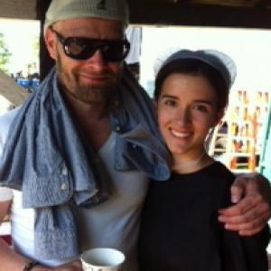 Abby with O.C. Madsen (director Banshee)