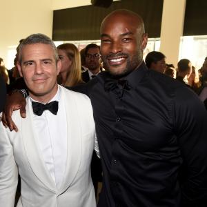 Tyson Beckford and Andy Cohen