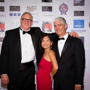 Enjoying Red Carpet Experience with my good friends Mick Ross from down under  his lovely companion Carol Tseng!