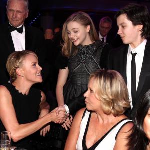 Charlize Theron, Chloë Grace Moretz and Asa Butterfield