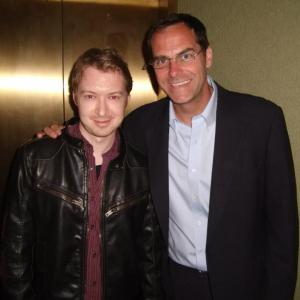 Josh Tippey and Andy Buckley at event of The Office 2013