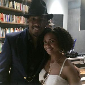 Nick Cannon and Jillian Mitchell at event for 