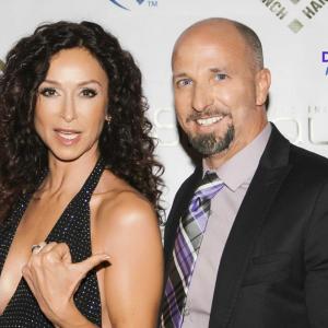 Paul Dorfi with Sofia Milos in Beverly Hills for a animal rescue fundraiser
