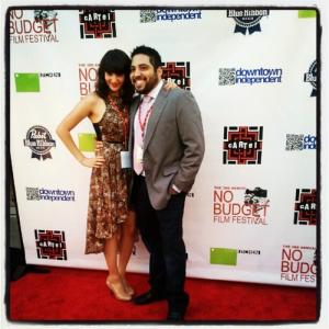 HAPPY HOUR cast Ray Reynaga and Mara Klein on the Red Carpet screening