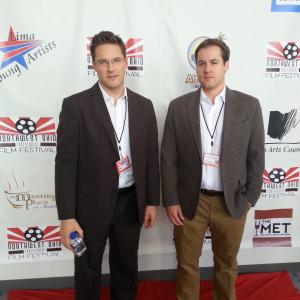 WriterDirector Sean Corbett on the red carpet with John Hart