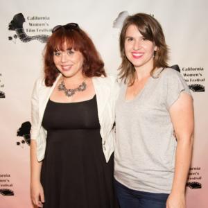 With actress, Rayshell Curtiss, at the California Women's Film Festival.