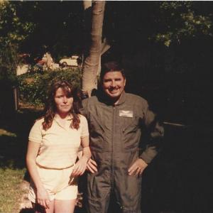 Joe Gutheinz when an Army Captain in his flight uniform He is standing next to his youngest sister Dianne Gutheinz Helm