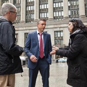 Still of Jeff Hephner, Dee Johnson and Jim McKay in Boss (2011)