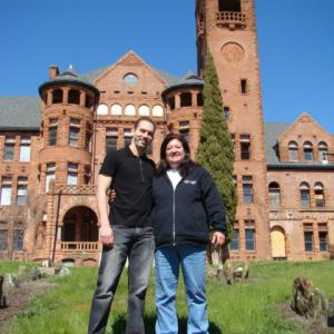 With the crew of Ghost Adventures prior to filming