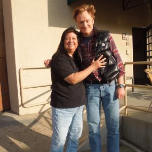 Conan OBrien very graciously investigated his studio with me