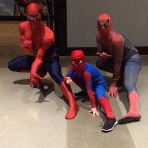 The Amazing Spider Man 2 Fans Im the little one!