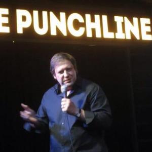 Performing at the Atlanta Punchline Comedy Club