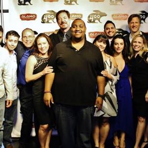 Cast of Writers Room at the Premiere at Alamo Drafthouse in south Austin