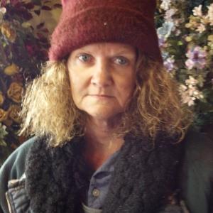 Kimberly J Richardson as Minnie a homeless woman On the set of THE INVISIBLE 2013