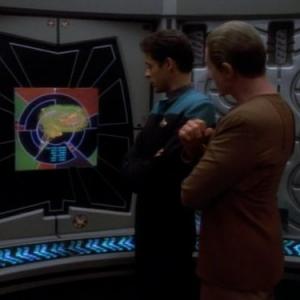 Still of Rene Auberjonois and Alexander Siddig in Star Trek Deep Space Nine 1993